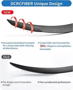 Model 3 Highland(Carbon fiber) Spoilers & Wings 2024 Real Carbon Fiber Spoiler gallery image 6