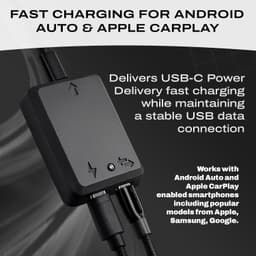 Video In-Dash Units w/GPS Black USB Fast Charge Adapter Compatible Android Auto gallery image 4