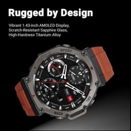 Smart Watches Outdoor GPS Smartwatch 1.43in AMOLED Display Titanium Alloy 5ATM gallery image 7