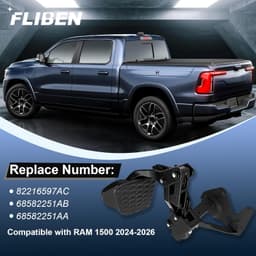 Running Boards & Step Bars 68582251AA 2024 82216597AC Rear Bed Step Retractable gallery image 2
