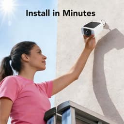 Solar Security Camera 4MP WiFi 2.4/5GHz Outdoor Color Night Vision gallery image 3