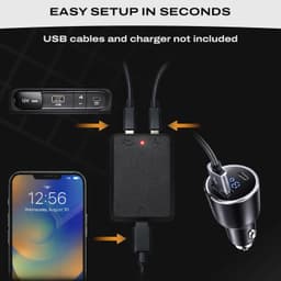 Video In-Dash Units w/GPS Black USB Fast Charge Adapter Compatible Android Auto gallery image 6