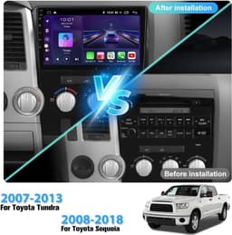 Android 13 Car Stereo Wireless CarPlay Android Auto Toyota Tundra 2007-2013 Toyo gallery image 3