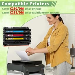 Black Toner Cartridge High-Yield for Xerox C230 C235 006R04391 with Chip gallery image 6