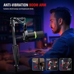Microphones & Wireless Systems Yanmai Gaming Microphone Dynamic RGB PC Microphon gallery image 3