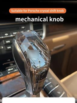 Crystal Gear Shift Knob Cover for Porsche Panamera Macan Cayenne 911 gallery image 7