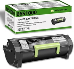66S1000 Black Toner Cartridge Compatible for Lexmark MS531 MS531dw MS631 MS631dw gallery image 1