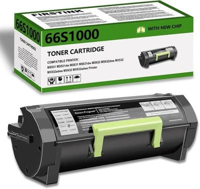 66S1000 Black Toner Cartridge Compatible for Lexmark MS531 MS531dw MS631 MS631dw