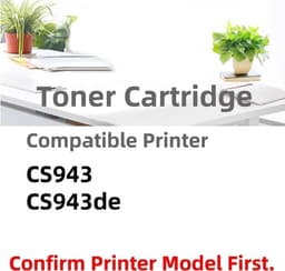 73D0HK0 Black Toner Cartridge for Lexmark CS943 CS943de 52000 Page Yield gallery image 2