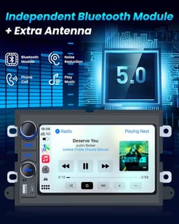 Video In-Dash Units w/GPS 2004 Car Radio Ford F150 Radio 2004 2008: 7in HD Touch gallery image 2