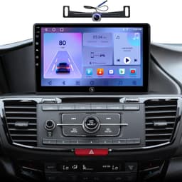 10in Android 13 Car Stereo Wireless CarPlay Android Auto Honda Accord GPS Bundle gallery image 2