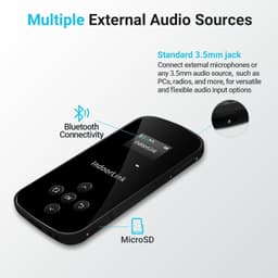 IndoorLink Wireless Tour Guide System 1T2R 600ft Range Open-Ear Headsets gallery image 2