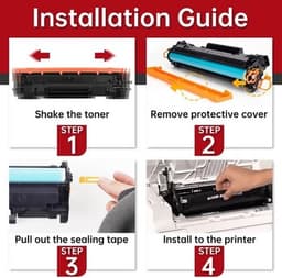 C320-BK Black Toner Cartridge (2,200 Pages)- 006R04823 Compatible for Xerox Kit gallery image 3