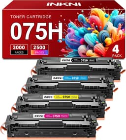 High Yield 075H Color Toner Set for imageCLASS LBP646Cdw MF665Cdw BK CMY gallery image 1