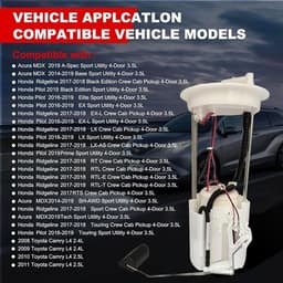 Electric Fuel Pump Module Assembly for Acura MDX Honda Pilot Ridgeline 3.5L gallery image 4