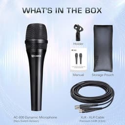 Microphones & Wireless Systems CAROL AC 930 Dynamic Supercardioid Vocal Micropho gallery image 5