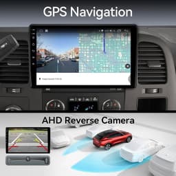Android 13 Car Stereo Wireless CarPlay Android Auto Chevy Silverado 2007-2013 GM gallery image 3
