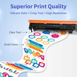 210A Toner Cartridges 4 Pack w Chip for Color LaserJet Pro 4301 4201 gallery image 3