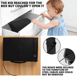 Fingerprint Lock Safe 4 Ways Unlock Biometric Portable Steel Security Box gallery image 6