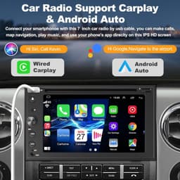 Android 13 Car Stereo Wireless CarPlay Android Auto Video In-Dash Units w Bundle gallery image 4
