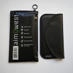 Faraday Shield 8×4 Carbon Fiber Phone Case EMP RFID GPS Signal Blocking Bag gallery image 2