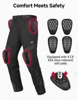 Motorcycle Pants & Chaps KEMIMOTO Men's Motorcycle Pants Men Adjustable CE Armor gallery image 3