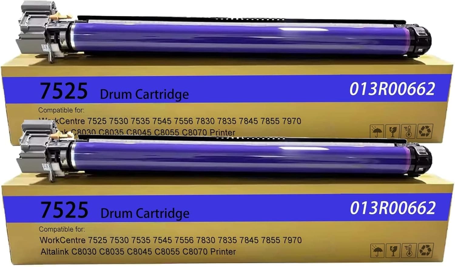Compatible 013R00662 Drum Unit 2 Pack High Yield 125K Pages for 7525 Series