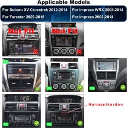 Android 13 Car Stereo Wireless CarPlay Android Auto Subaru Impreza WRX 2008-2014 gallery image 3