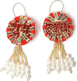 Rakhi for Brother Bhaiya Bhabhi Designer Bracelet Thread Rakshabandhan Gift Set gallery image 2