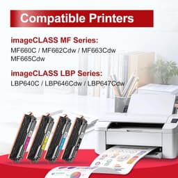 High Yield 075 Color Toner Set for imageCLASS LBP646Cdw MF665Cdw BK CMY gallery image 4