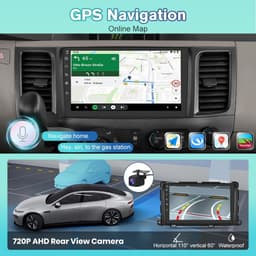 Android 13 Car Stereo Toyota Sienna 2011-2014 Wireless CarPlay GPS 9in gallery image 4