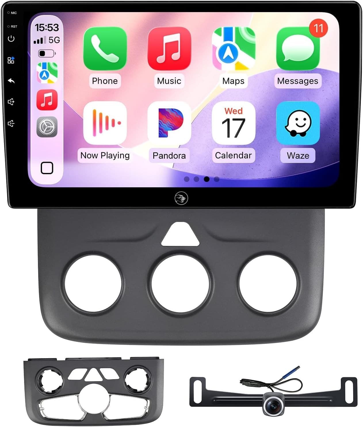 10in Android Car Stereo Dodge Ram 1500 2500 3500 2013-2018 Wireless CarPlay