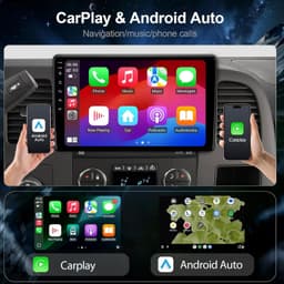 Android 13 Car Stereo Wireless CarPlay Android Auto Chevy Silverado 2007-2013 GM gallery image 2