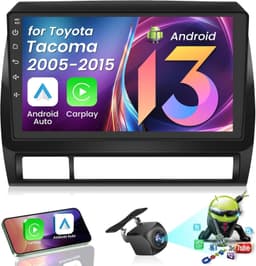 9in Android 13 Car Stereo for Toyota Tacoma 2005-2015 Wireless CarPlay GPS gallery image 4