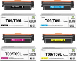T09 T09L Toner Cartridge 4 Pack Extra High Yield w Chip for LBP1127C gallery image 1
