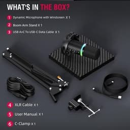 Microphones & Wireless Systems Yanmai Gaming Microphone Dynamic RGB PC Microphon gallery image 5