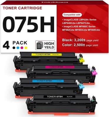 075H High Capacity Toner Cartridge MF665CDW Compatible Replacement for Canon 075