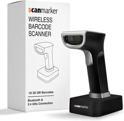 Barcode Scanners iOS & Android 1D/2D Barcode Scanner Wireless – Boost Speed & Ac gallery image 1