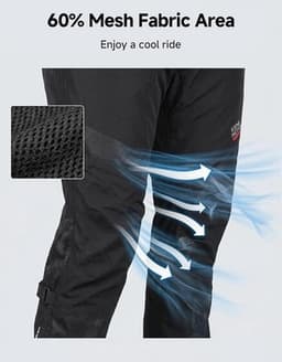 Motorcycle Pants & Chaps KEMIMOTO Men's Motorcycle Pants Men Adjustable CE Armor gallery image 5