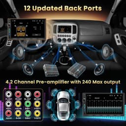 Android 13 Car Stereo Wireless CarPlay Android Auto Mirror Link Bluetooth Bundle gallery image 3