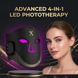 Light Therapy Wireless LED Light Therapy Mask 84 4 Core LED Beads 4 Wavelengths gallery image 6