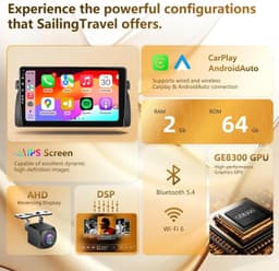 BMW E46 Car Stereo 9″ Android 13 Wireless CarPlay GPS Camera 1998-2006 gallery image 2