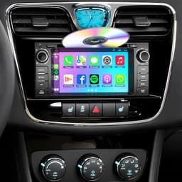 Android 13 Car Stereo Wireless CarPlay Android Auto Chrysler 200 200C GPS 7 Inch gallery image 1
