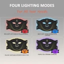 Light Therapy Wireless LED Light Therapy Mask 84 4 Core LED Beads 4 Wavelengths gallery image 4