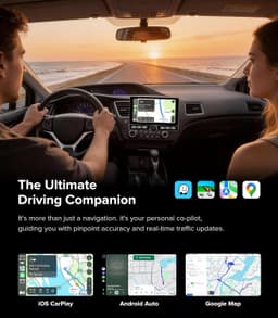 10in Android 13 Car Stereo Wireless CarPlay Android Auto Honda Civic 2013-2017 gallery image 5