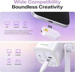 PD100W Wireless Dynamic Microphone Microphones & Wireless Systems White PD100W gallery image 4
