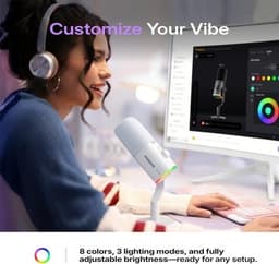 PD100W Wireless Dynamic Microphone Microphones & Wireless Systems White PD100W gallery image 6