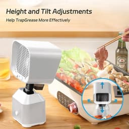 Portable Range Hood for Cooking Adjustable 2-Speed Quiet Kitchen Exhaust Fan gallery image 4