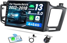 Android 13 Car Stereo Wireless CarPlay Android Auto Toyota RAV4 2013-2018: 4GB+6 gallery image 1