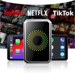 Adapters TOGUARDGO 3 in 1 Wireless Carplay Adapter Magic AI Box YouTube TikTok gallery image 1
